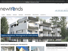 Tablet Screenshot of new-trends.ch